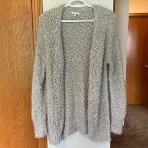 Light weight fuzzy cardigan